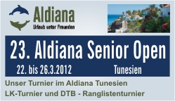 Aldiana Senior Open 2012, Tunesien