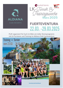 Aldiana Club Fuerteventura LK Camp 2025